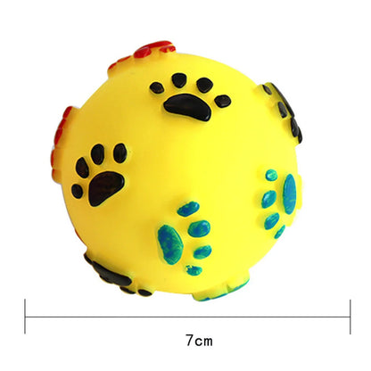 Pets Interactive Ball Teeth Chew Sound Ball