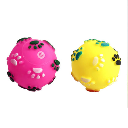 Pets Interactive Ball Teeth Chew Sound Ball