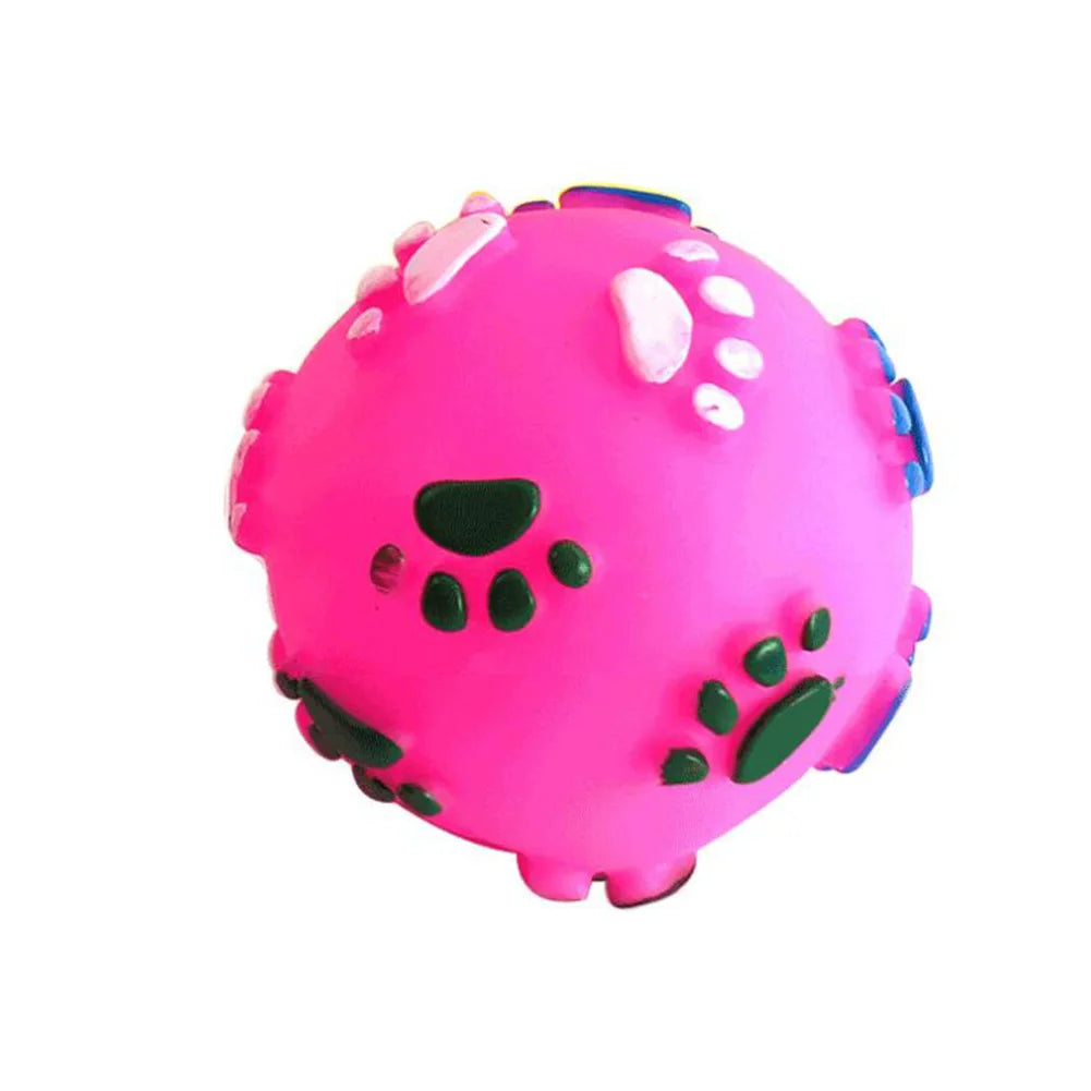 Pets Interactive Ball Teeth Chew Sound Ball